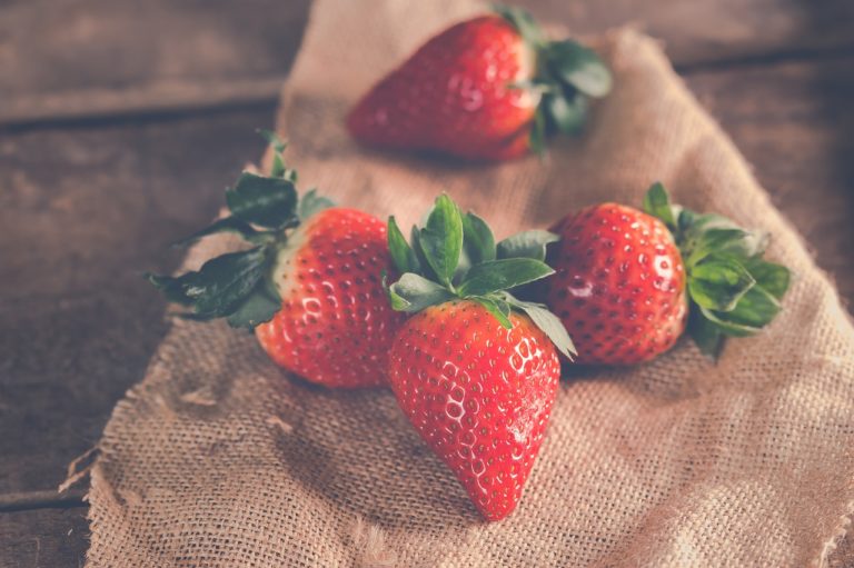 Erdbeeren für Likör
